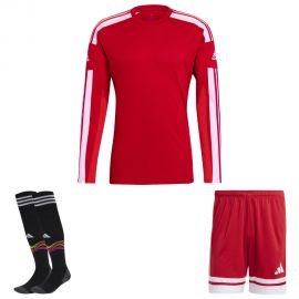 adidas Trikotsatz langarm Squadra 21 Herren Damen 3-teilig Trikot Langarm Shorts