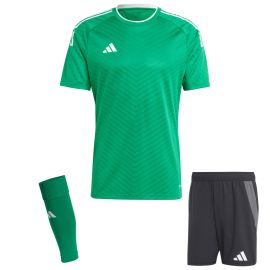 adidas Trikotsatz Campeon 23 Herren Damen 3-teilig Fussball Trikot Shorts Competition Match Sleeve Stutzen