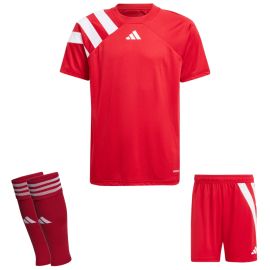adidas Trikotsatz Fortore 23 Herren Damen 3-teilig Fussball Trikot Shorts Sleeve Stutzen