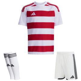 adidas Trikotsatz Hooped 26 Herren Damen 3-teilig Trikot Match Shorts Sleeve Stutzen