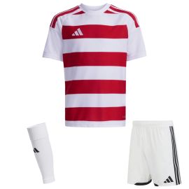 adidas Trikotsatz Hooped 26 Herren Damen 3-teilig Trikot Match Shorts Sleeve Stutzen