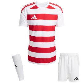 adidas Trikotsatz Hooped 26 Kinder 3-teilig Trikot Shorts Competition Match Sleeve Stutzen