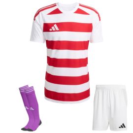 adidas Trikotsatz Hooped 26 Kinder 3-teilig Trikot Shorts Competition Match Torwart Sockenstutzen