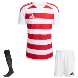 adidas Trikotsatz Hooped 26 Kinder 3-teilig Trikot Shorts Competition Match Torwart Sockenstutzen