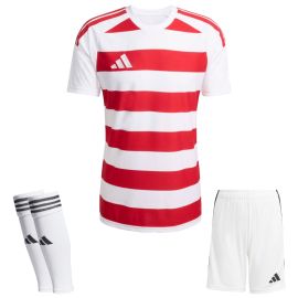 adidas Trikotsatz Hooped 26 Kinder 3-teilig Trikot Shorts Sleeve Stutzen