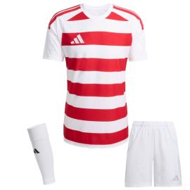 adidas Trikotsatz Hooped 26 Kinder 3-teilig Trikot Shorts Sleeve Stutzen