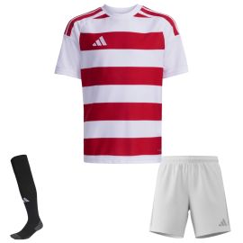 adidas Trikotsatz Hooped 26 Herren Damen 3-teilig Trikot Shorts Sockenstutzen