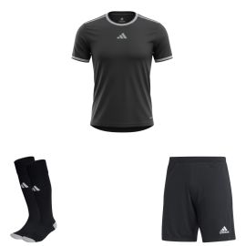 adidas Trikotsatz miSHADOW Herren Damen 3-teilig Trikot Fußball Short Sockenstutzen