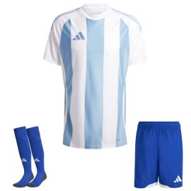 adidas Trikotsatz Striped 24 Kinder 3-teilig Trikot Match Shorts Sockenstutzen