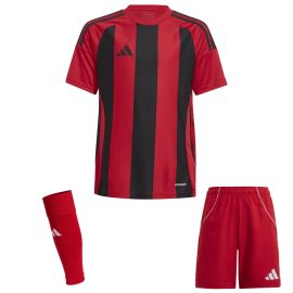 adidas Trikotsatz Striped 24 Herren Damen 3-teilig Trikot Shorts Sleeve Stutzen