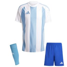 adidas Trikotsatz Striped 24 Kinder 3-teilig Trikot Shorts Sleeve Stutzen