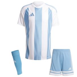 adidas Trikotsatz Striped 24 Kinder 3-teilig Trikot Shorts Sleeve Stutzen