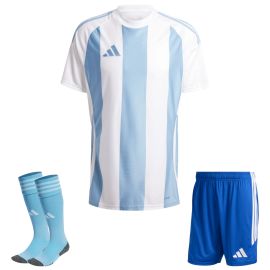 adidas Trikotsatz Striped 24 Kinder 3-teilig Trikot Shorts Sockenstutzen