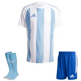 adidas Trikotsatz Striped 24 Kinder 3-teilig Trikot Shorts Sockenstutzen