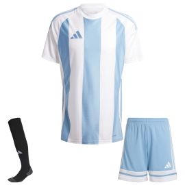 adidas Trikotsatz Striped 24 Kinder 3-teilig Trikot Shorts Sockenstutzen