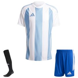 adidas Trikotsatz Striped 24 Kinder 3-teilig Trikot Shorts Sockenstutzen