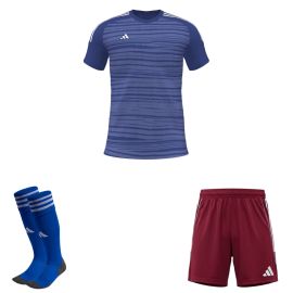 adidas Trikotsatz Waves LR Herren Damen 3-teilig Trikot miTeam Shorts Sockenstutzen