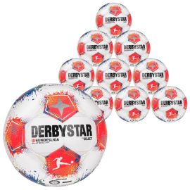 Derbystar 10er Jugend Ballpaket Bundesliga Brillant Replica Light v25 Fussball Grösse 4 350g