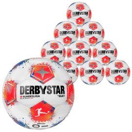 Derbystar 10er Jugend Ballpaket Bundesliga Brillant Replica S Light v25 Fussball Grösse 3 290g