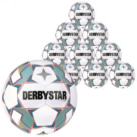 Derbystar 10er Jugend Ballpaket Stratos Light V23 Fußball Größe 4 350g