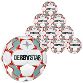 Derbystar 10er Jugend Ballpaket Stratos S Light v23 Fußball Größe 5 290g