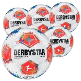 Derbystar 5er Bundesligaball Ballpaket Bundesliga Brillant APS v25 Fussball Spielball Grösse 5