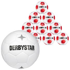 Derbystar Spielball + 10er Ballpaket Apus TT DB v25 Fussball Grösse 5 Fussball Grösse 5