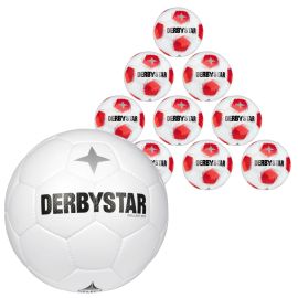 Derbystar Spielball + 10er Ballpaket Apus TT v26 Fussball Grösse 5 Fussball Grösse 5