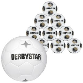 Derbystar Spielball + 10er Ballpaket Brillant TT v25 Fussball Grösse 5 Fussball Grösse 5