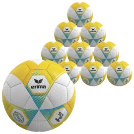 Erima 10er Jugend Ballpaket Hybrid Lite Fussball Grösse 4 350g