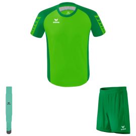 Erima Six Wings Trikotsatz Kinder 3-teilig Fussball Trikot Short mit Innenslip Sockenstutzen