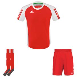 Erima Six Wings Trikotsatz Herren Damen 3-teilig Fussball Trikot Shorts Stutzenstrumpf