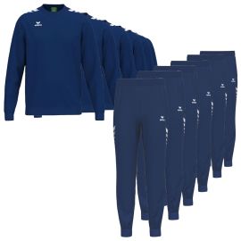 Erima Sweatsanzug Satz CMPT Wings Herren Damen 2-teilig Sweatshirt Sweathose