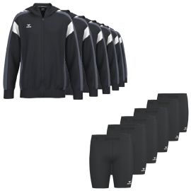Erima Trainingsanzug Satz Celebrate 125 Kinder 2-teilig Trainingsjacke mit Kapuze Tights