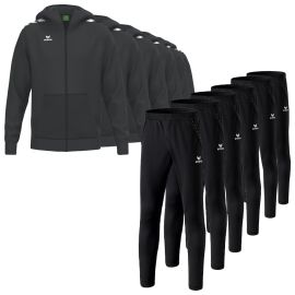 Erima Trainingsanzug Satz CMPT Wings Kinder 2-teilig Trainingsjacke mit Kapuze Trainingshose