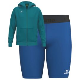 Erima Trainingsanzug Set CMPT Wings Herren Damen 2-teilig Trainingsjacke mit Kapuze Tights