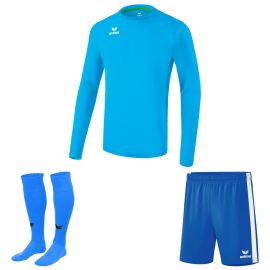 Erima Trikotsatz langarm Liga Herren Damen 3-teilig Trikot langarm Fussball Short Fussballsocken