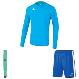 Erima Trikotsatz langarm Liga Herren Damen 3-teilig Trikot langarm Fussball Short Sockenstutzen