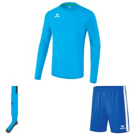 Erima Trikotsatz langarm Liga Herren Damen 3-teilig Trikot langarm Fussball Short Stutzenstrumpf