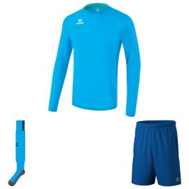 Erima Trikotsatz langarm Liga Herren Damen 3-teilig Trikot langarm Trainingsshort Stutzenstrumpf