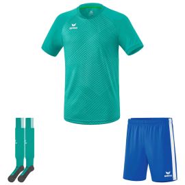 Erima Trikotsatz Madrid Herren 3-teilig Fussball Trikot Fussball Short Stutzenstrumpf