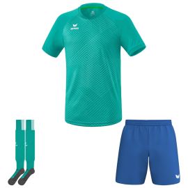 Erima Trikotsatz Madrid Herren 3-teilig Fussball Trikot Shorts Stutzenstrumpf