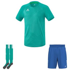 Erima Trikotsatz Madrid Herren 3-teilig Fussball Trikot Shorts Stutzenstrumpf