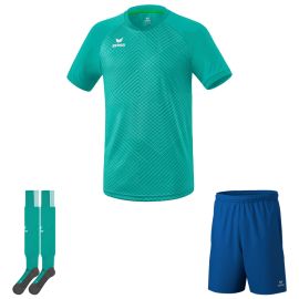 Erima Trikotsatz Madrid Herren 3-teilig Fussball Trikot Trainingsshort Stutzenstrumpf