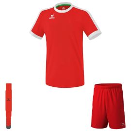 Erima Trikotsatz Retro Star Herren Damen 3-teilig Fussball Trikot Trainingsshort Sockenstutzen