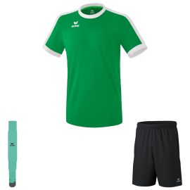 Erima Trikotsatz Retro Star Kinder 3-teilig Fussball Trikot Trainingsshort Sockenstutzen