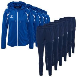 Hummel Core 2.0 Trainingsanzug Satz Damen 2-teilig Trainingsjacke mit Kapuze Trainingshose