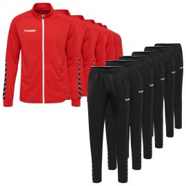 Hummel Trainingsanzug Satz Authentic Kinder 2-teilig Polyesterjacke Trainingshose