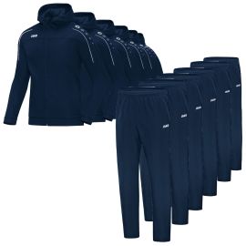 Jako Classico Präsentationsanzug Satz Kinder 2-teilig Kapuzen Präsentationsjacke Präsentationshose