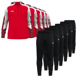 Jako Dynamic Trainingstop Satz Kinder 2-teilig Polyester Hoodie Trainingshose